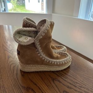 Mou Wedge Boots Size 5.5-6